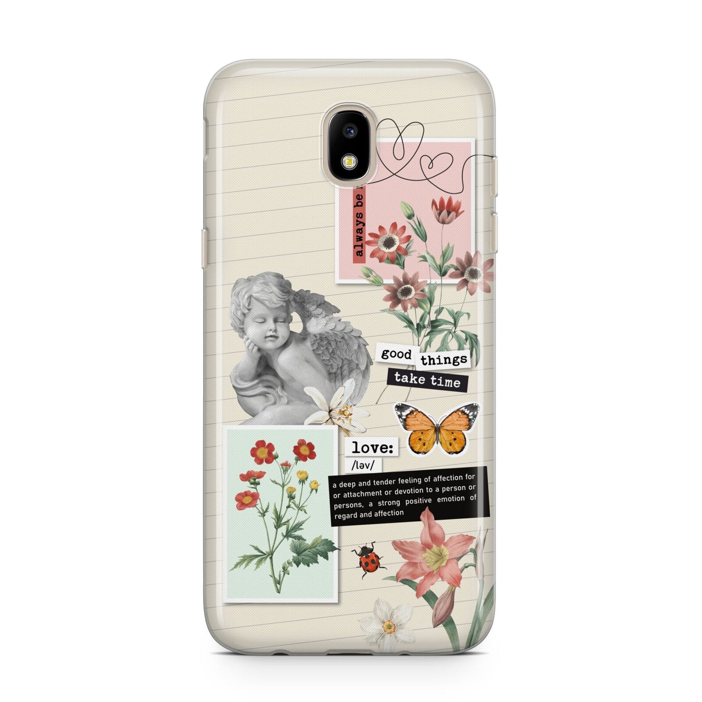 Vintage Love Collage Samsung J5 2017 Case