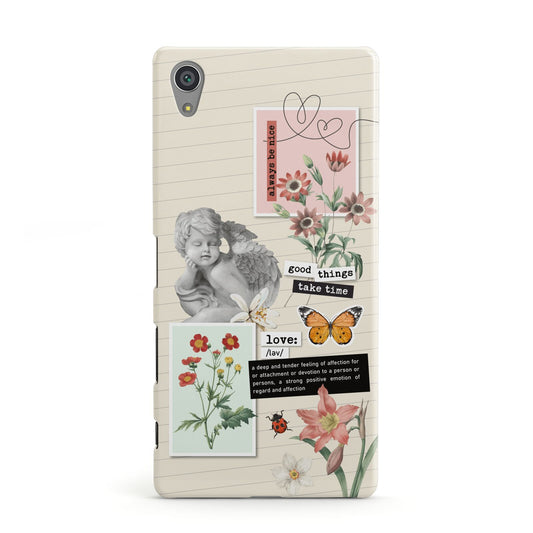 Vintage Love Collage Sony Xperia Case