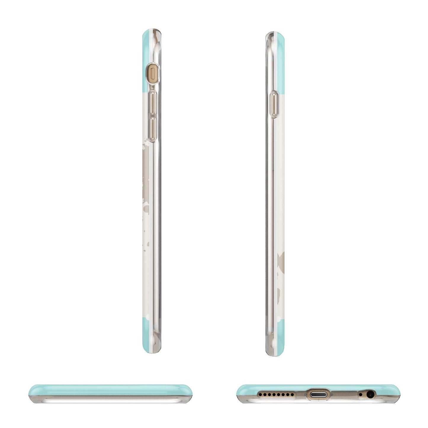 Vintage Luggage Tag Apple iPhone 6 Plus 3D Wrap Tough Case Alternative Image Angles