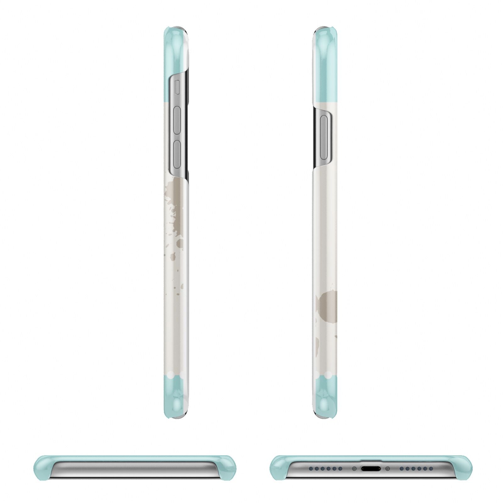 Vintage Luggage Tag Apple iPhone XR 3D Wrap Snap Case Angled Images on White Phone