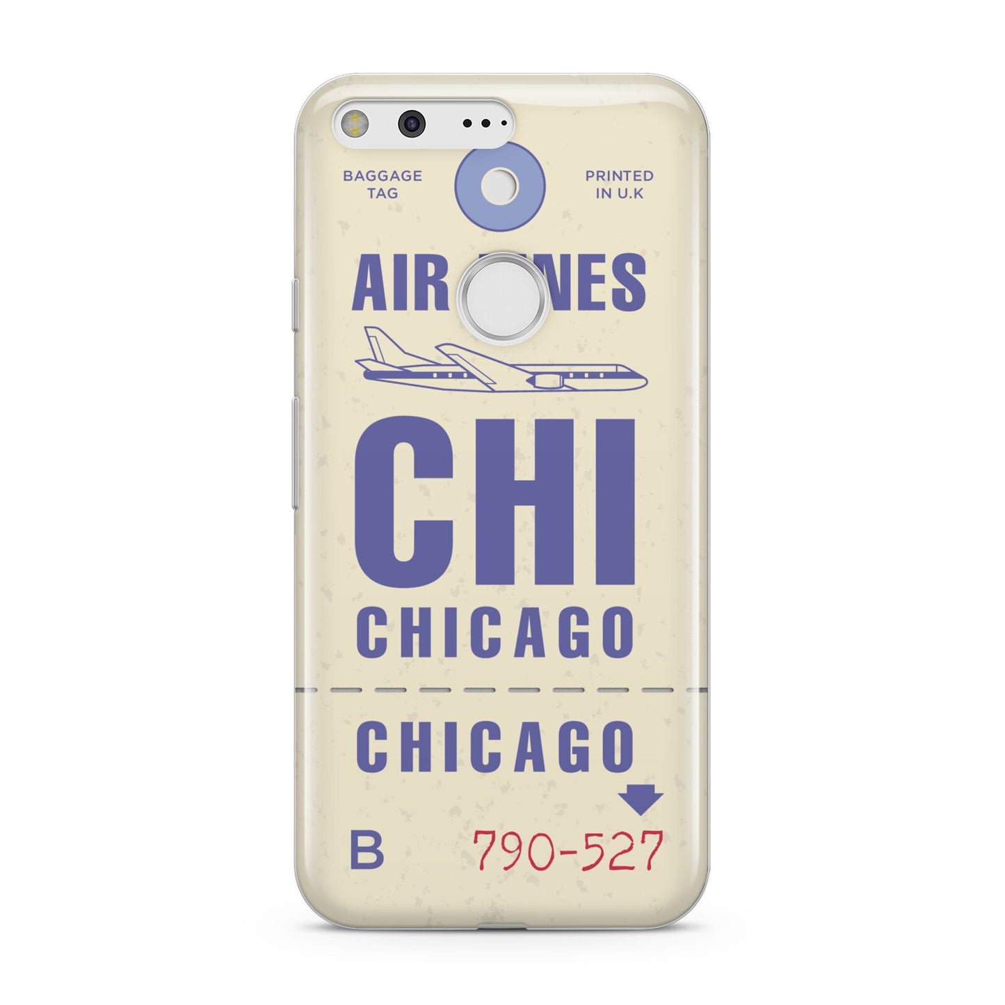 Vintage Luggage Tag Custom Google Pixel Case