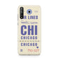 Vintage Luggage Tag Custom Huawei Enjoy 10s Phone Case