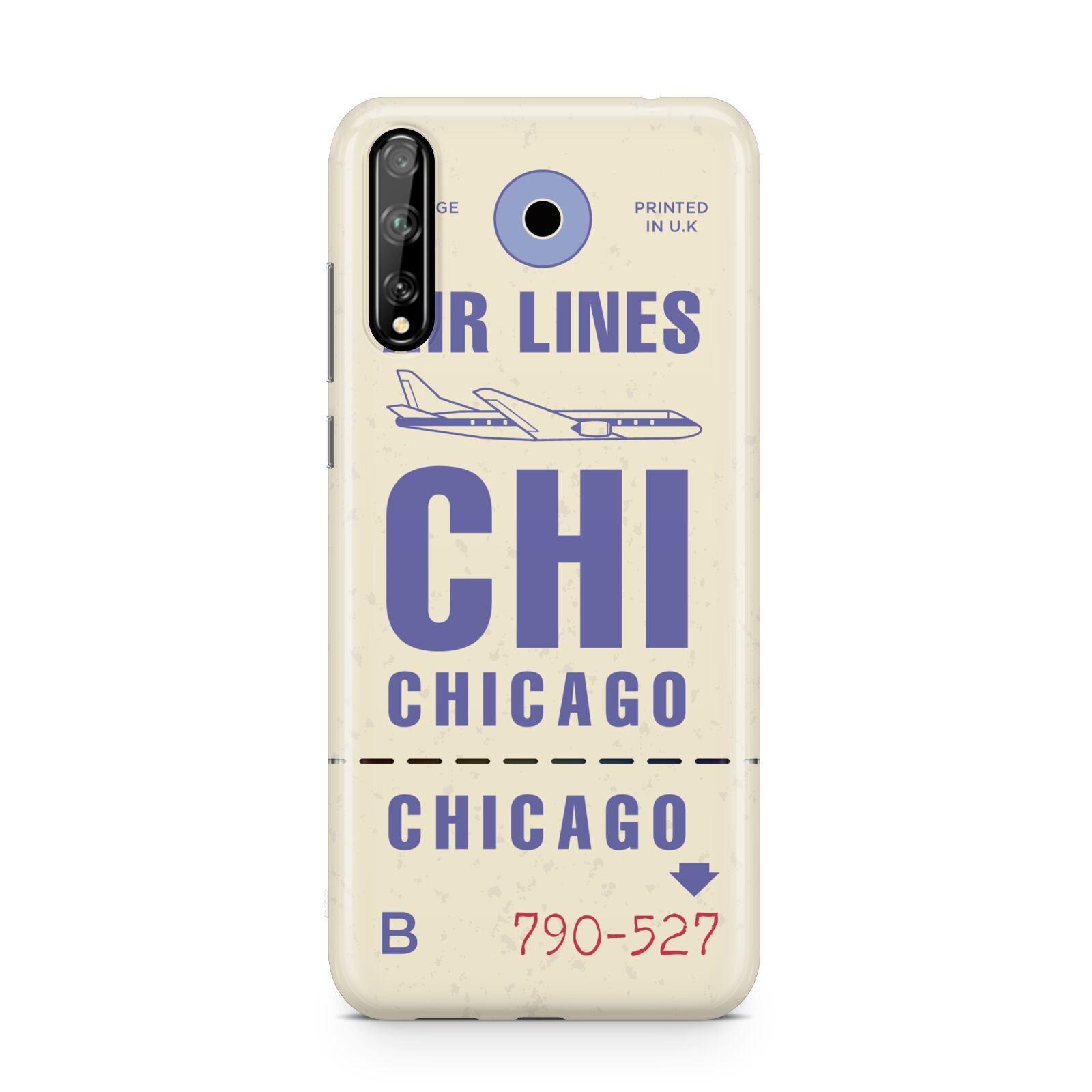 Vintage Luggage Tag Custom Huawei Enjoy 10s Phone Case