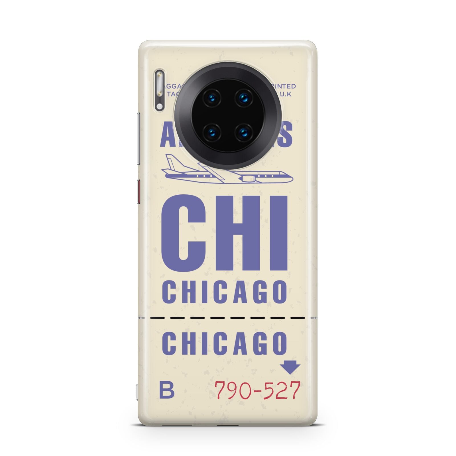 Vintage Luggage Tag Custom Huawei Mate 30 Pro Phone Case