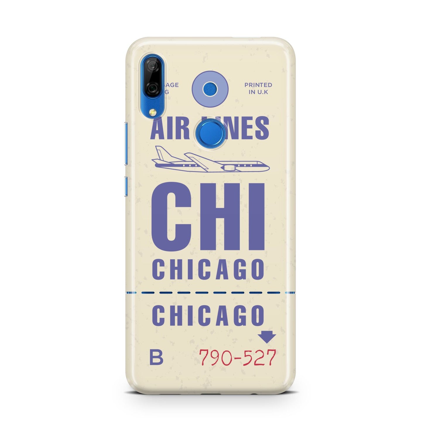 Vintage Luggage Tag Custom Huawei P Smart Z