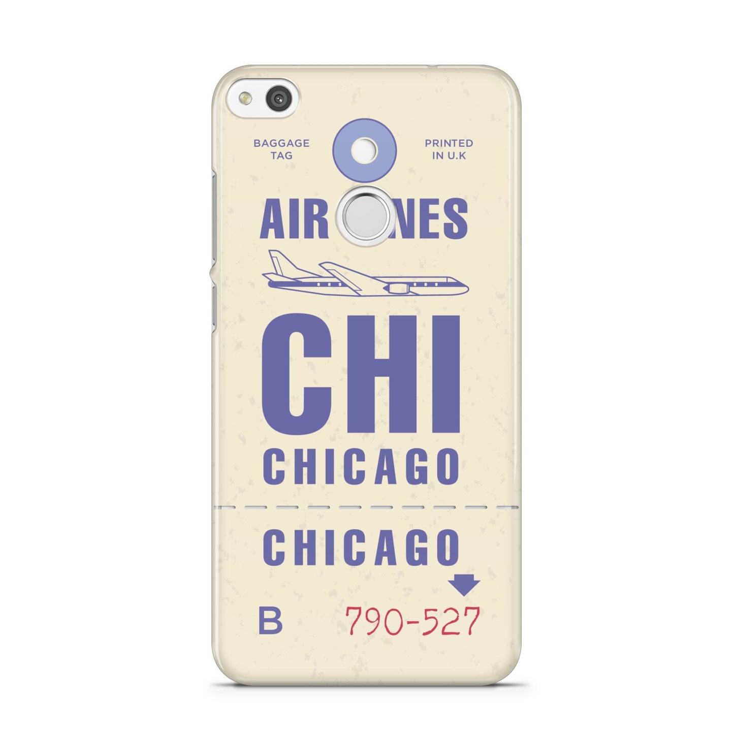 Vintage Luggage Tag Custom Huawei P8 Lite Case