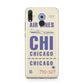 Vintage Luggage Tag Custom Huawei Y9 2019