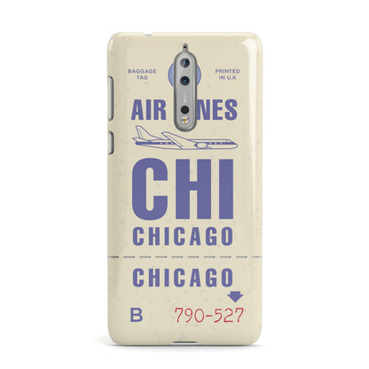 Vintage Luggage Tag Custom Nokia Case