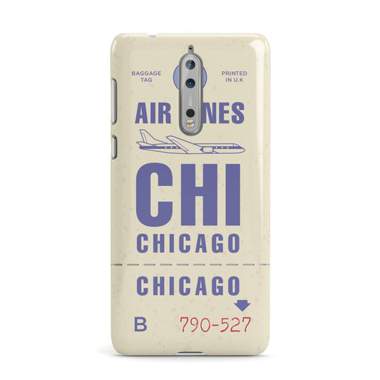 Vintage Luggage Tag Custom Nokia Case