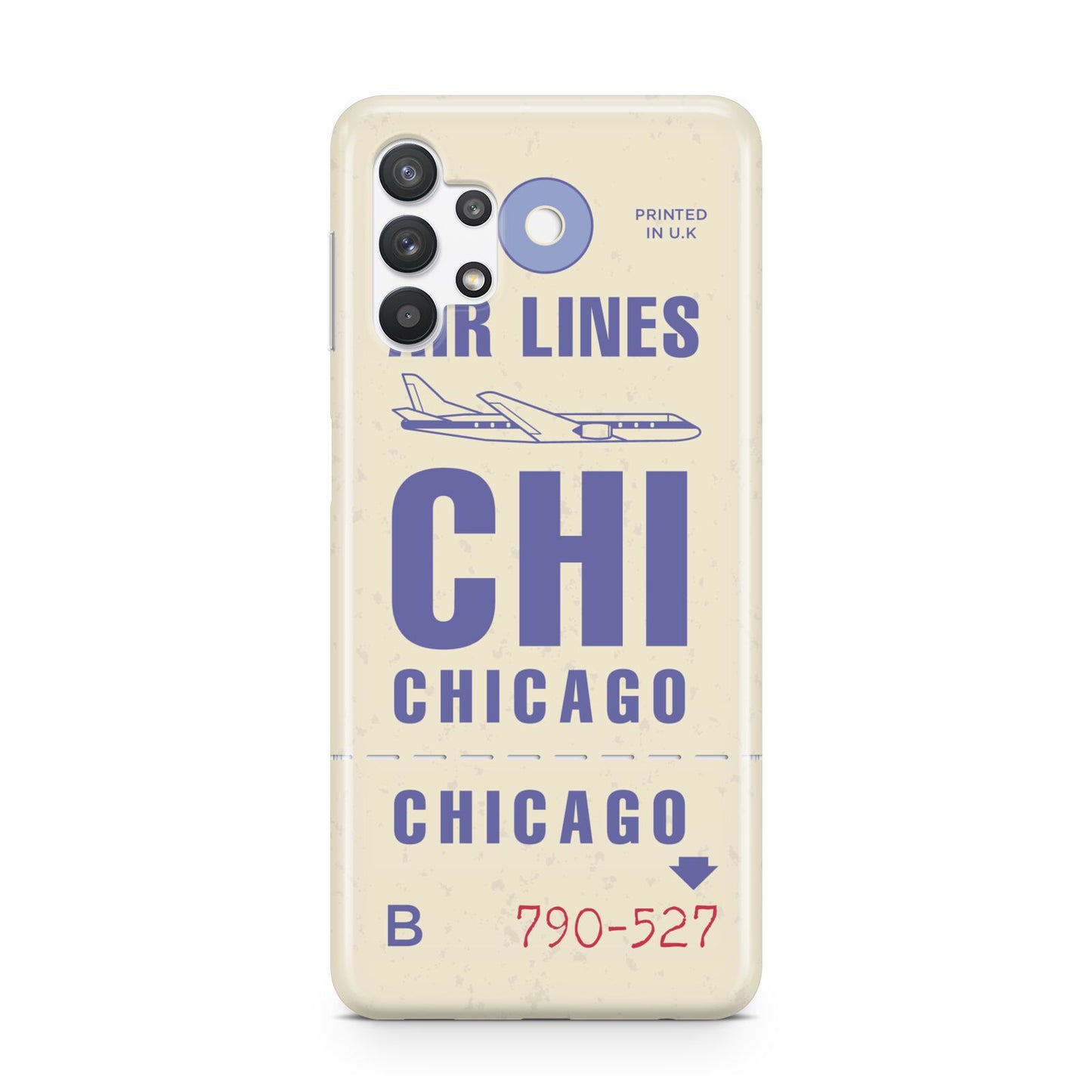 Vintage Luggage Tag Custom Samsung A32 5G Case