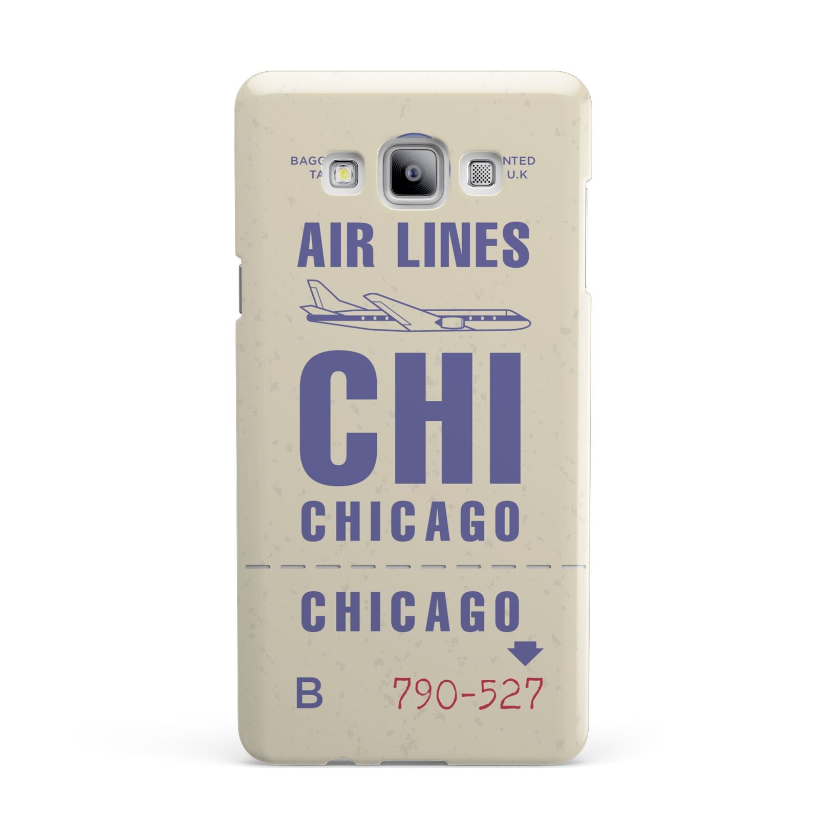 Vintage Luggage Tag Custom Samsung Galaxy A7 2015 Case