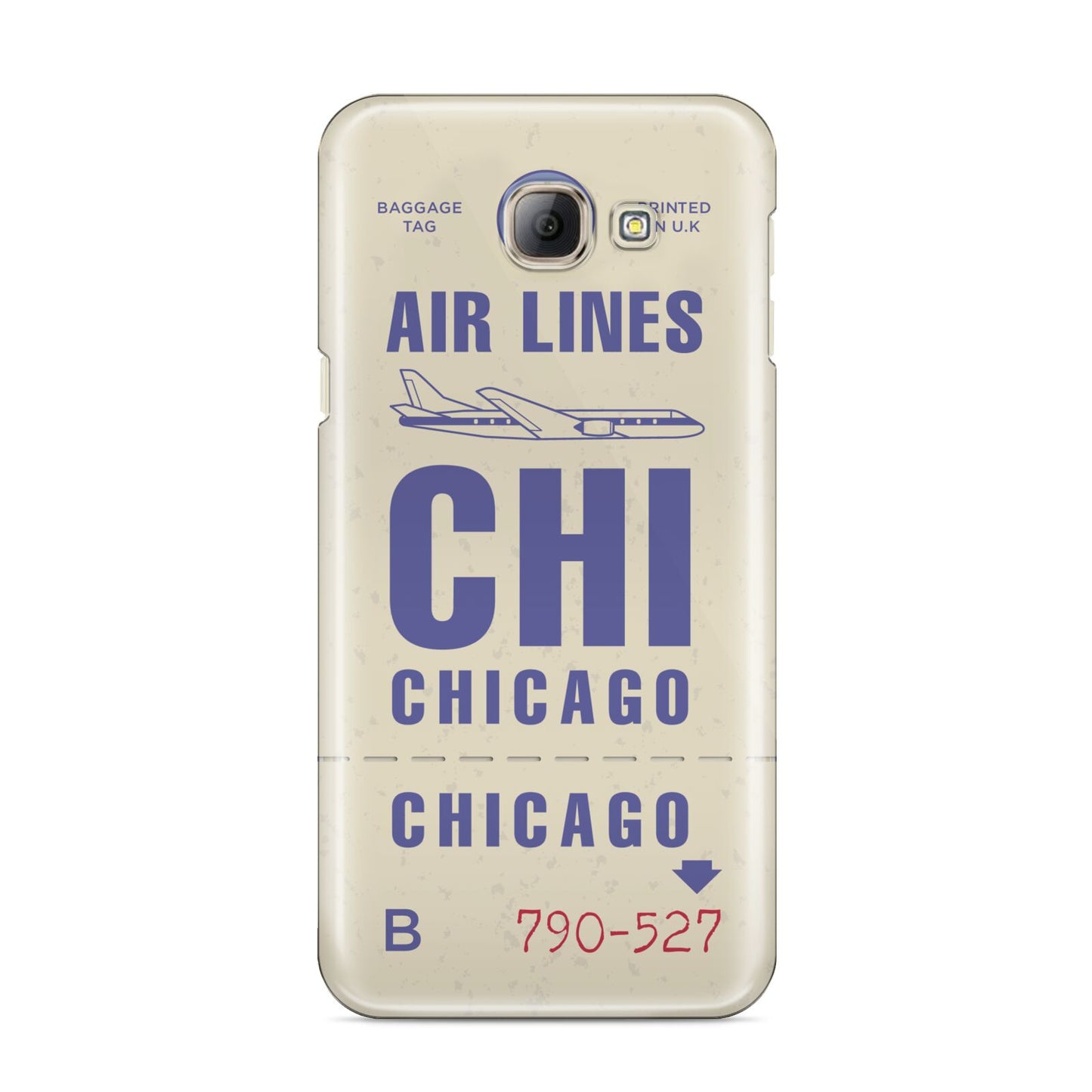 Vintage Luggage Tag Custom Samsung Galaxy A8 2016 Case