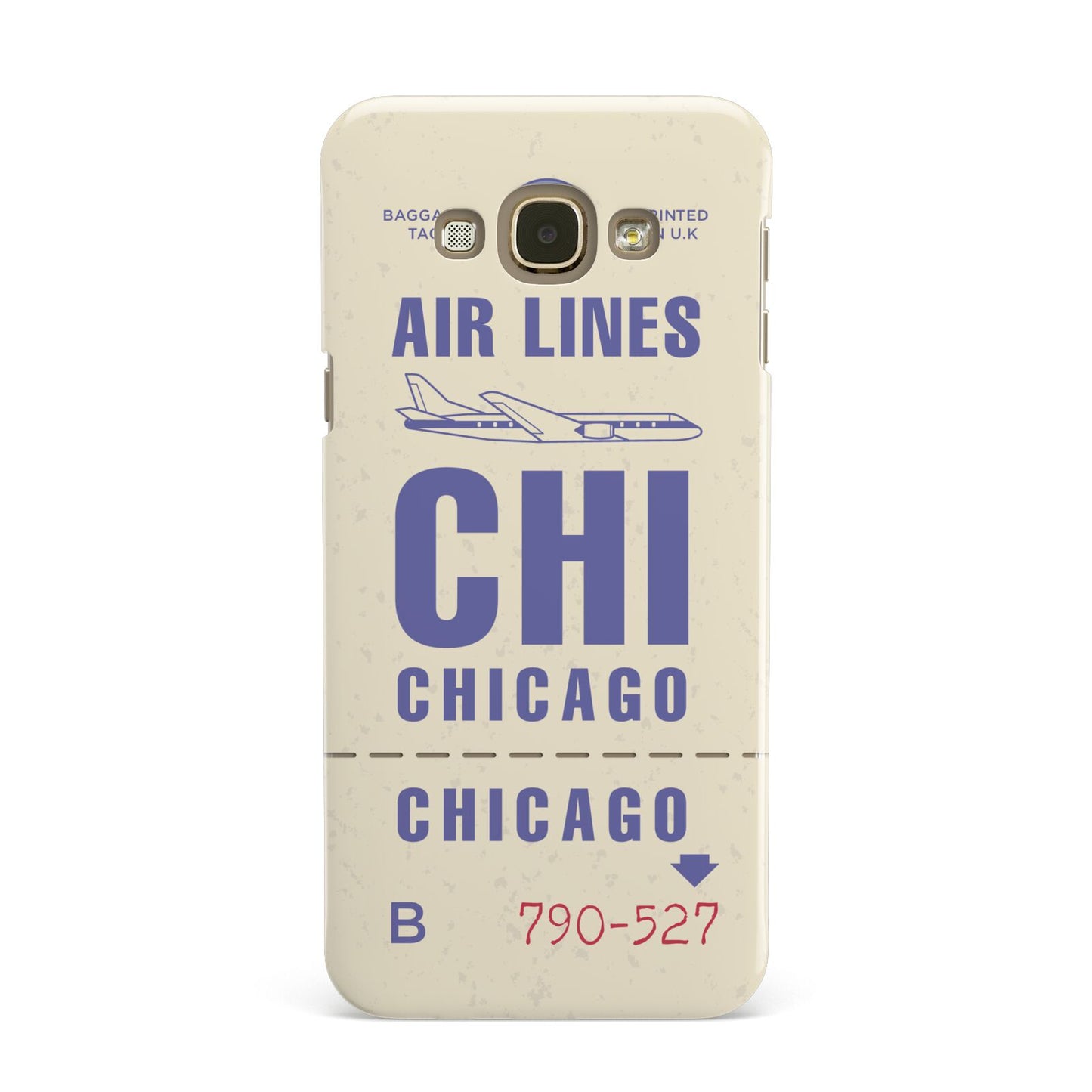 Vintage Luggage Tag Custom Samsung Galaxy A8 Case