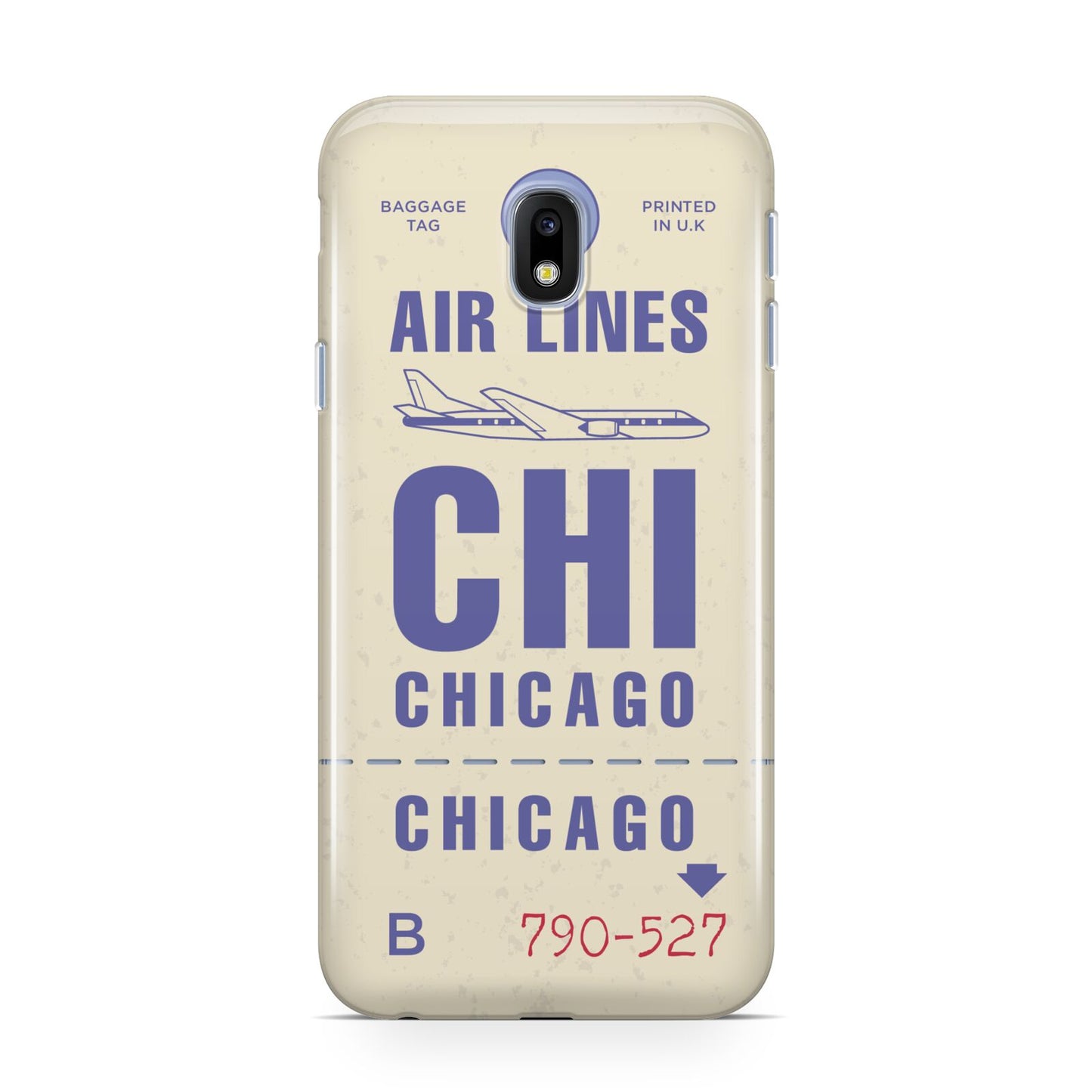 Vintage Luggage Tag Custom Samsung Galaxy J3 2017 Case