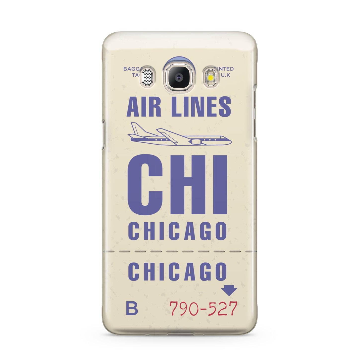 Vintage Luggage Tag Custom Samsung Galaxy J5 2016 Case