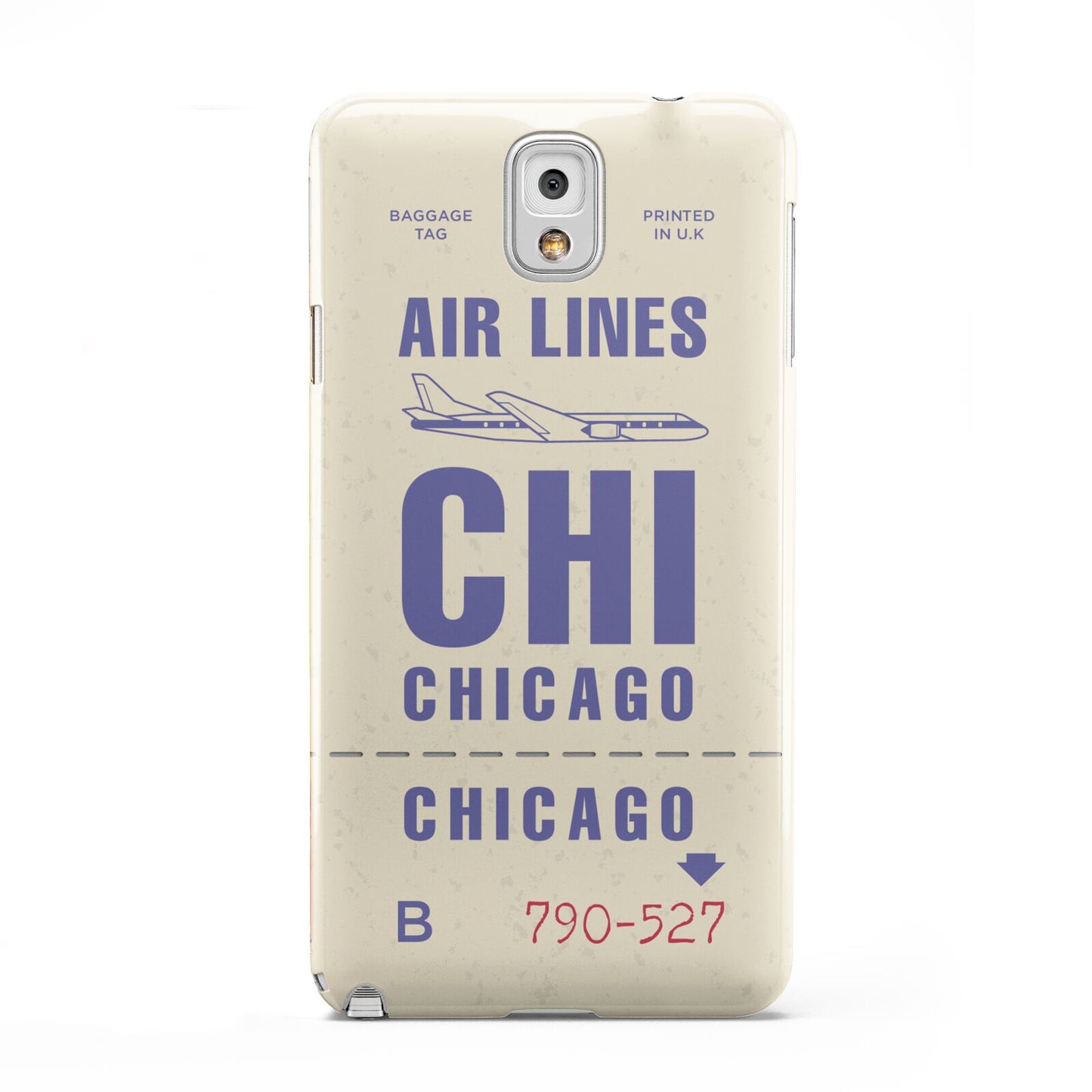 Vintage Luggage Tag Custom Samsung Galaxy Note 3 Case