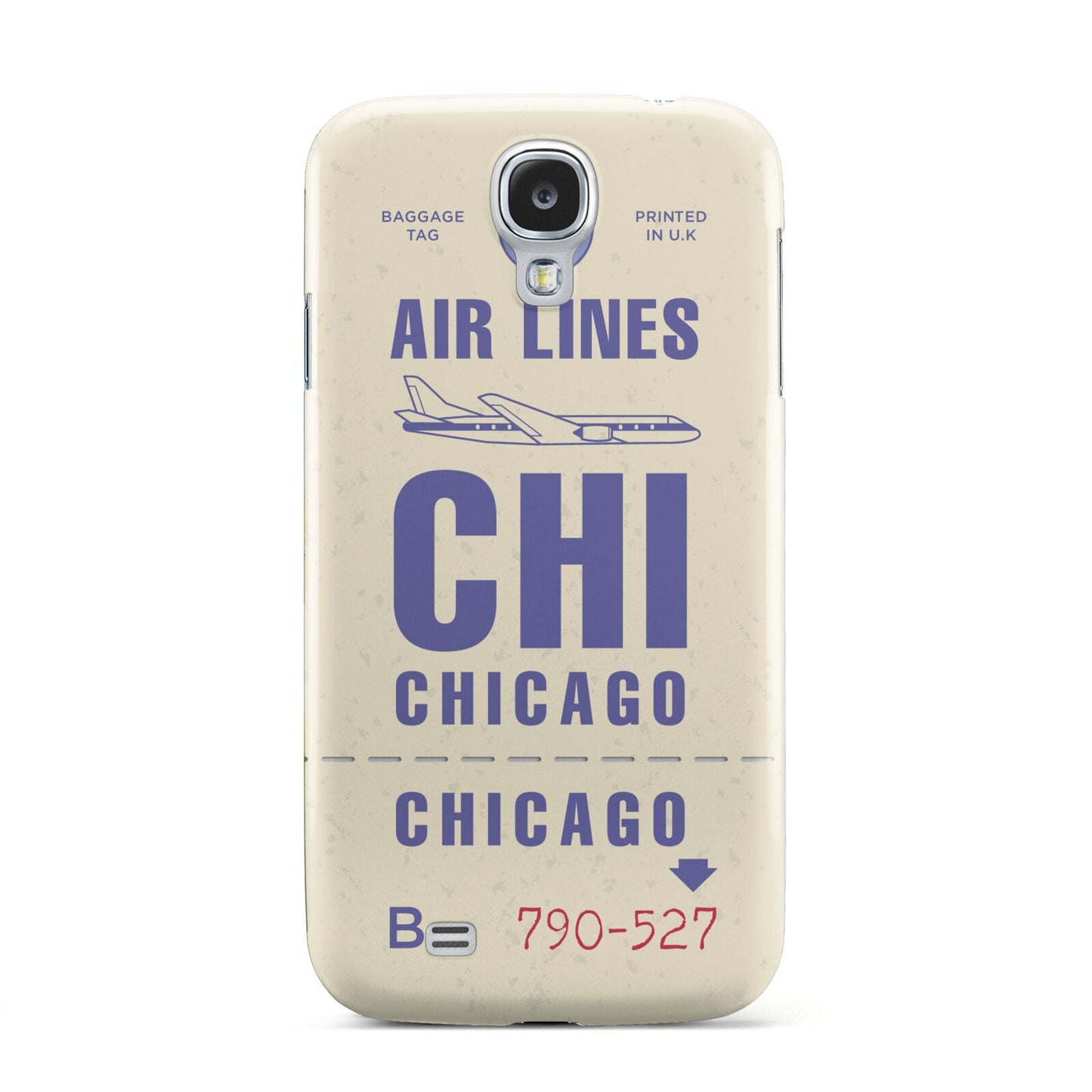 Vintage Luggage Tag Custom Samsung Galaxy S4 Case