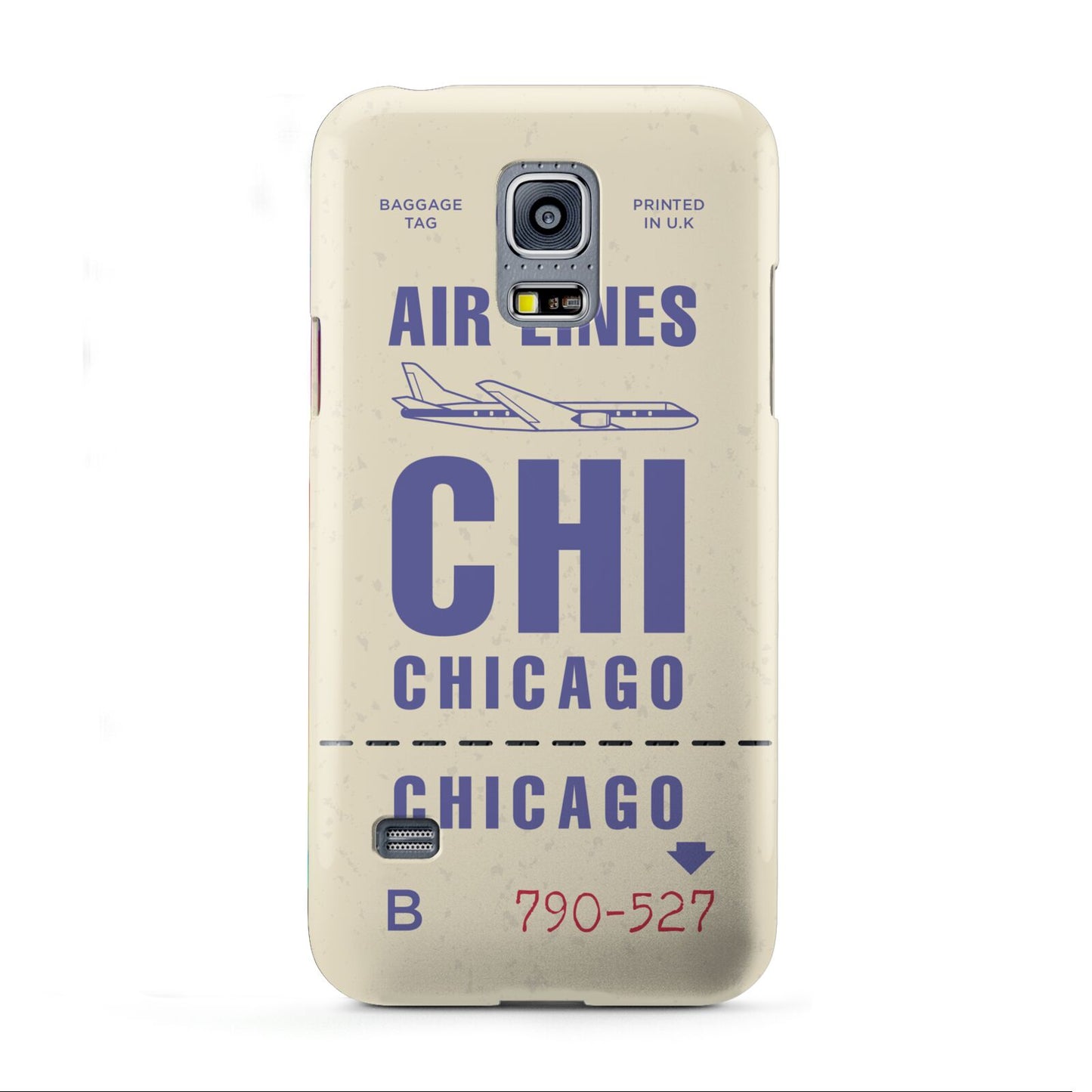 Vintage Luggage Tag Custom Samsung Galaxy S5 Mini Case