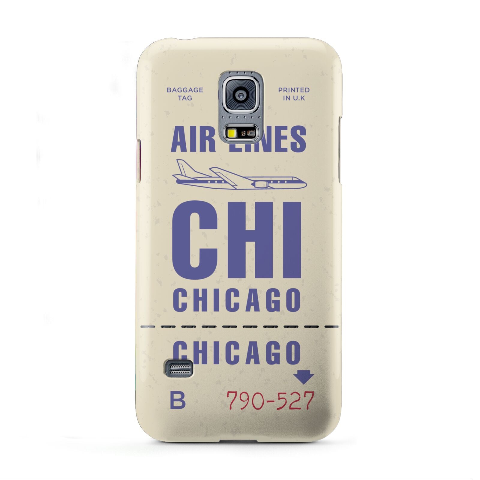 Vintage Luggage Tag Custom Samsung Galaxy S5 Mini Case