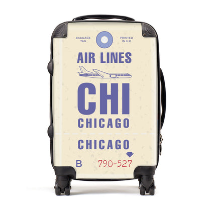 Vintage Luggage Tag Custom Suitcase