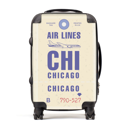 Vintage Luggage Tag Custom Suitcase