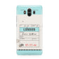 Vintage Luggage Tag Huawei Mate 10 Protective Phone Case