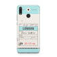 Vintage Luggage Tag Huawei Y9 2019