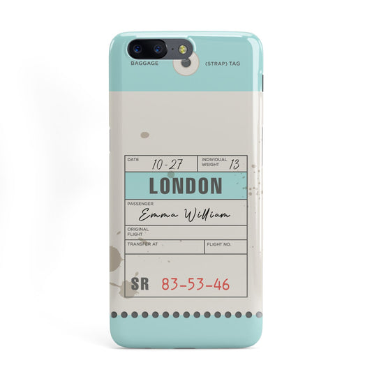 Vintage Luggage Tag OnePlus Case