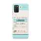 Vintage Luggage Tag Samsung A02s Case