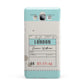 Vintage Luggage Tag Samsung Galaxy A7 2015 Case