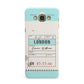 Vintage Luggage Tag Samsung Galaxy A8 Case