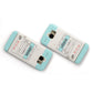 Vintage Luggage Tag Samsung Galaxy Case Flat Overview