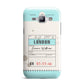 Vintage Luggage Tag Samsung Galaxy J1 2015 Case