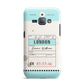 Vintage Luggage Tag Samsung Galaxy J1 2016 Case