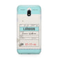 Vintage Luggage Tag Samsung Galaxy J3 2017 Case
