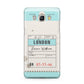Vintage Luggage Tag Samsung Galaxy J5 2016 Case