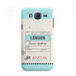 Vintage Luggage Tag Samsung Galaxy J5 Case