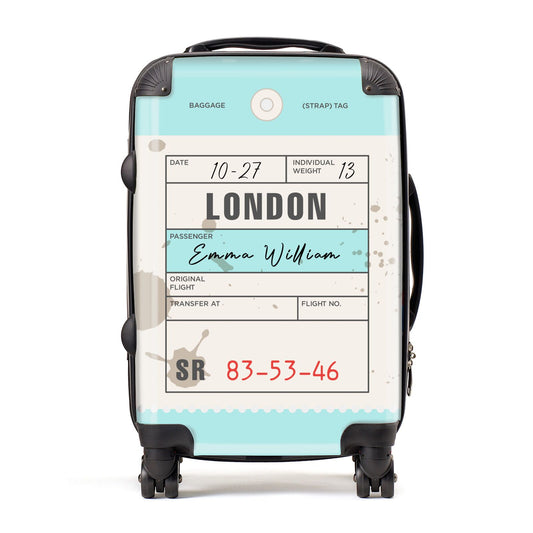 Vintage Luggage Tag Suitcase