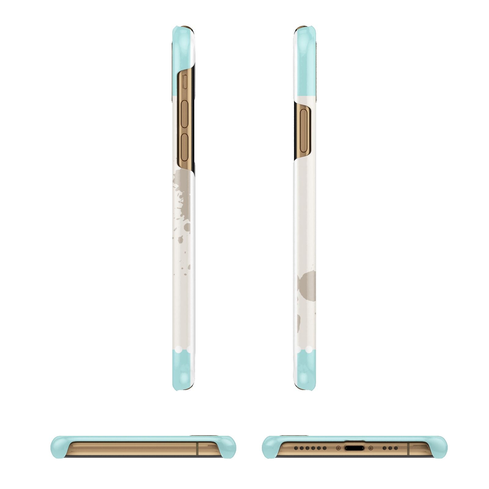 Vintage Luggage Tag iPhone 11 3D Snap Case Angle Images