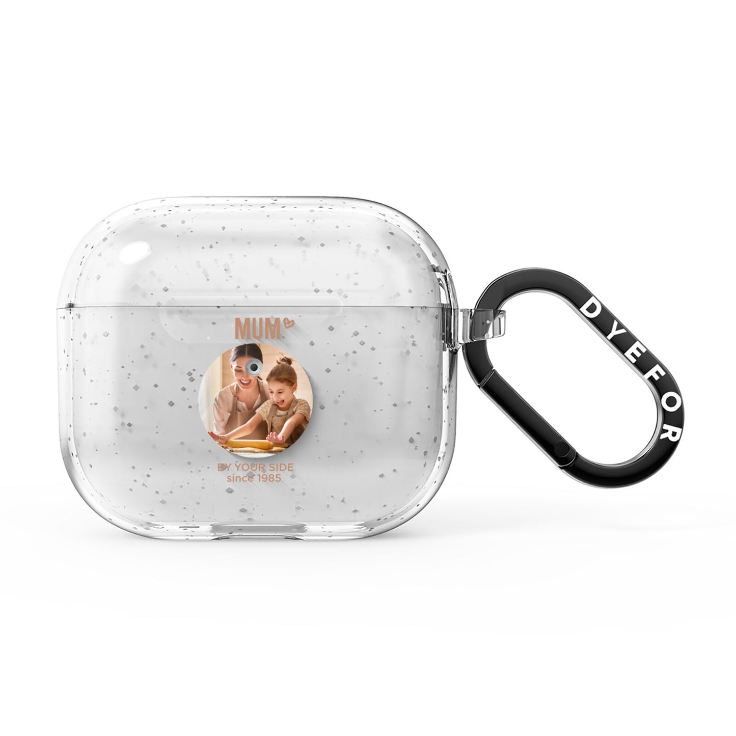 Vintage Mothers Day Photo AirPods Glitter Case 3rd Gen