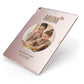 Vintage Mothers Day Photo Apple iPad Case on Rose Gold iPad Side View