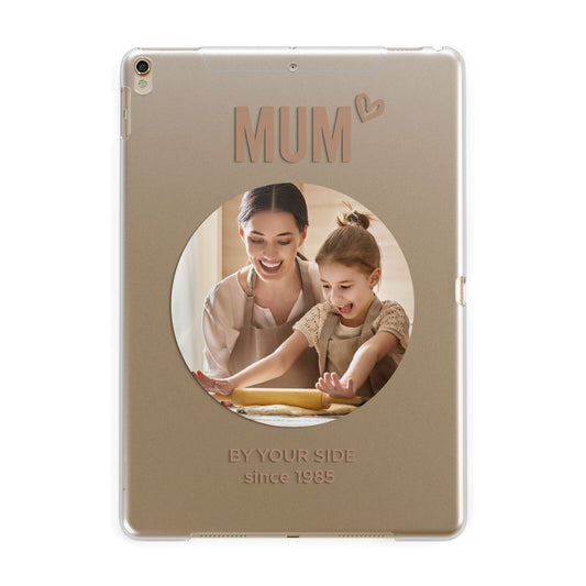Vintage Mothers Day Photo Apple iPad Gold Case