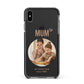 Vintage Mothers Day Photo Apple iPhone Xs Max Impact Case Black Edge on Black Phone