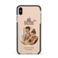 Vintage Mothers Day Photo Apple iPhone Xs Max Impact Case Black Edge on Gold Phone