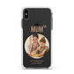 Vintage Mothers Day Photo Apple iPhone Xs Max Impact Case White Edge on Black Phone