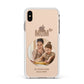 Vintage Mothers Day Photo Apple iPhone Xs Max Impact Case White Edge on Gold Phone