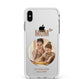 Vintage Mothers Day Photo Apple iPhone Xs Max Impact Case White Edge on Silver Phone