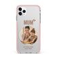 Vintage Mothers Day Photo iPhone 11 Pro Max Impact Pink Edge Case