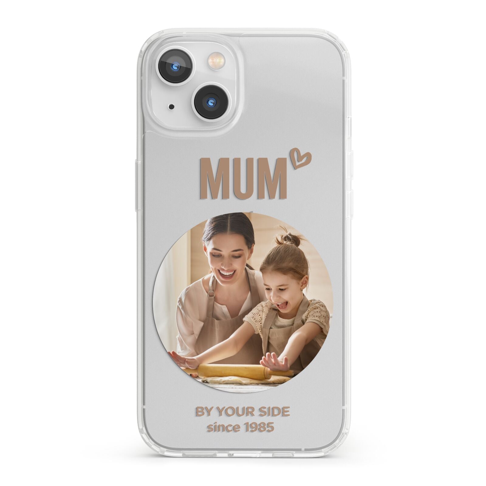 Vintage Mothers Day Photo iPhone 13 Clear Bumper Case