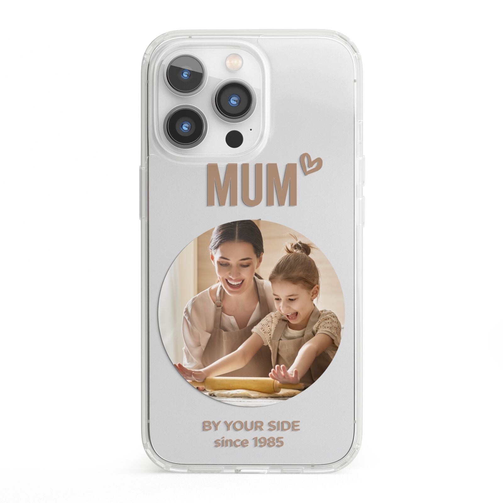 Vintage Mothers Day Photo iPhone 13 Pro Clear Bumper Case